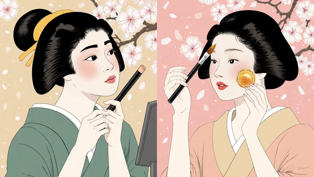 Девушка колеблется между карандашом и гелем, символизируя выбор для новичка.