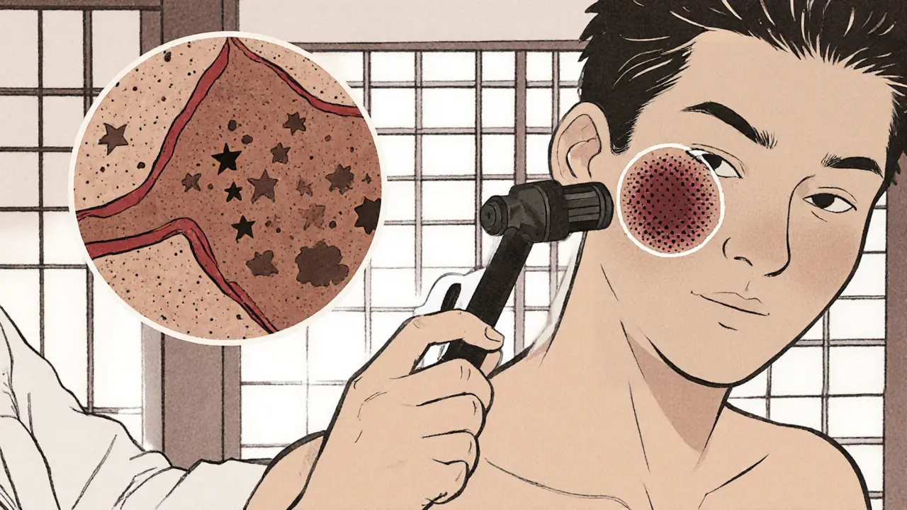 Диагностика кожи с дерматоскопом: что показывает прибор и кому нужен