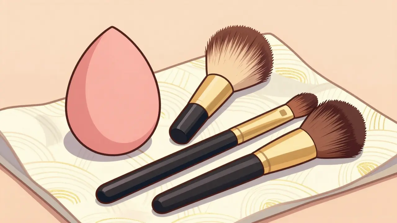 Как выбрать инструменты для тона кожи лица: кисти, спонжи, пальцы
