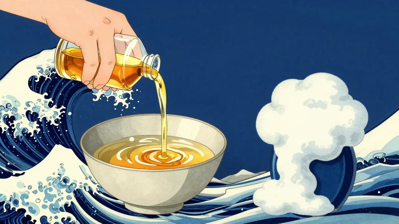 Процесс двухэтапного очищения с маслом и пенкой в японском стиле